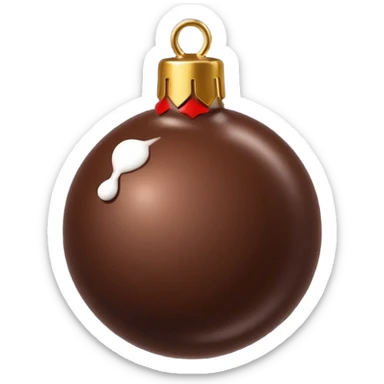 cioccolata di natale sticker