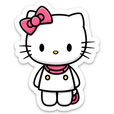 ￼Hello kitty lipstick  sticker