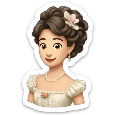 Marquesa de Luján enfadada sticker