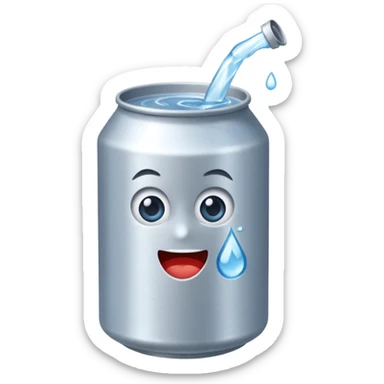 Camp Essentials, driniking water can,negative:character. sticker