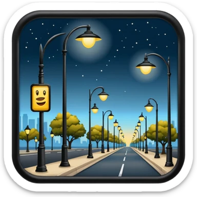 streetlights, Australia sticker
