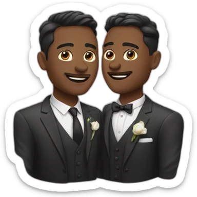 two men married sticker