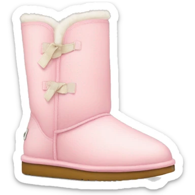 light pink uggs sticker