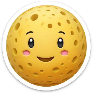 pelota de esponja sticker