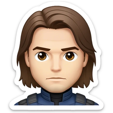 The winter solider  sticker