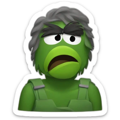 Oscarthe grouch sticker