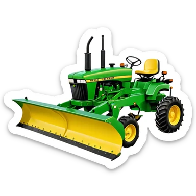Plow - John Deere 644 (Model Year: 2022) (Iconic colour: Green) sticker