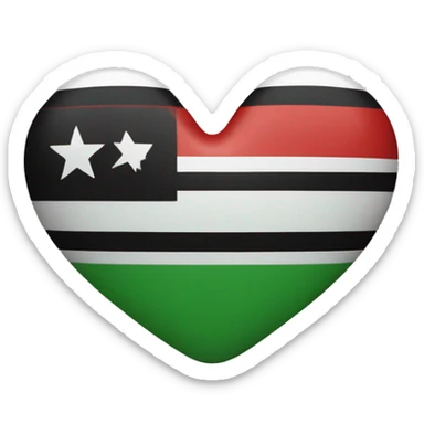 Syrian flag, used by the opposition, has three horizontal stripes (green, white, black) with three red stars in the middle,  sticker