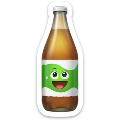 soda bottle sticker