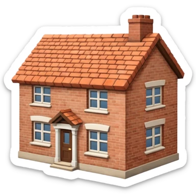 Typical English House sticker