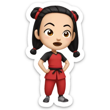 Pucca mad sticker
