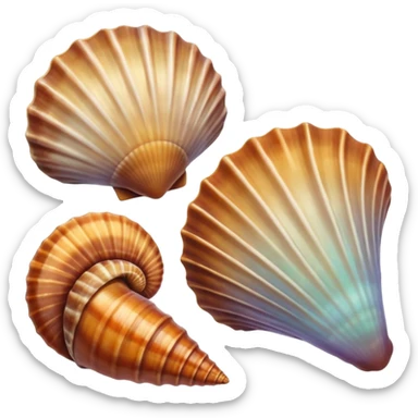 Sea shells sticker
