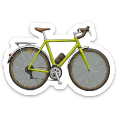 RATA EN BICICLETA sticker