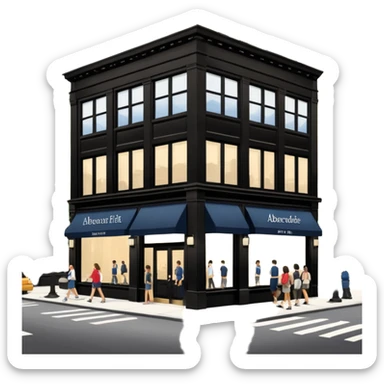 Abercrombie & Fitch in Midtown sticker