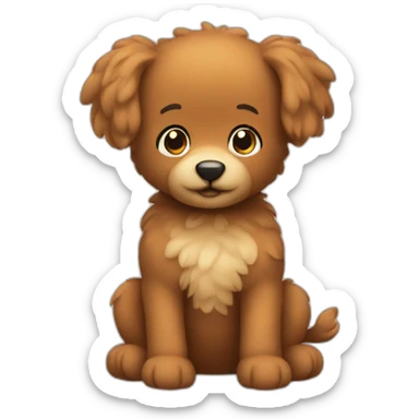Toy poddle sticker
