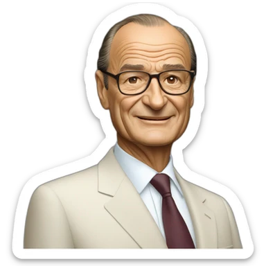 Jacques Chirac sticker