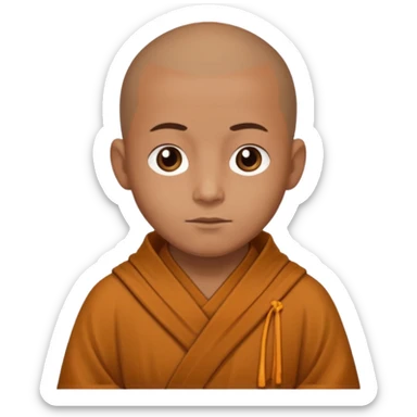 a monk sticker