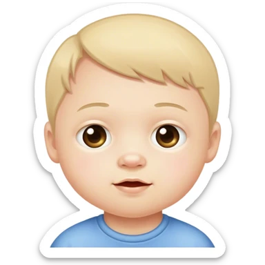 Down syndrome kid sticker