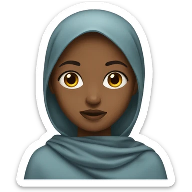 Somali girl sticker