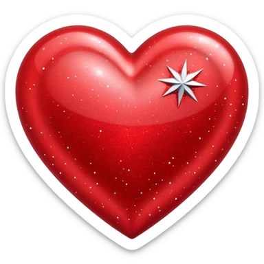 christmas emoji heart sticker