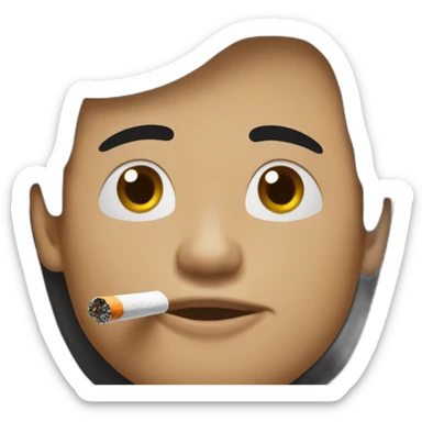 Rodgiro duterte smoke cigarettes sticker