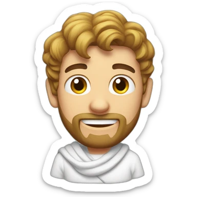 Mr beast in moroccan stomack sticker