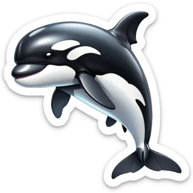 cybernetic orca sticker