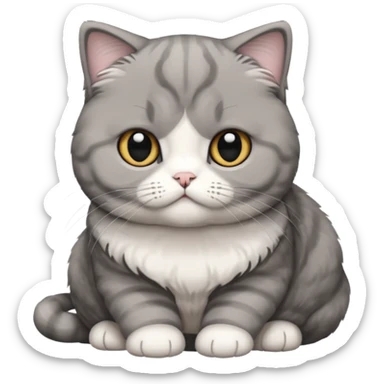 Scottish fold sticker