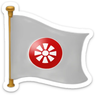Galactic Empire Flag (Red flag imperial cog) sticker