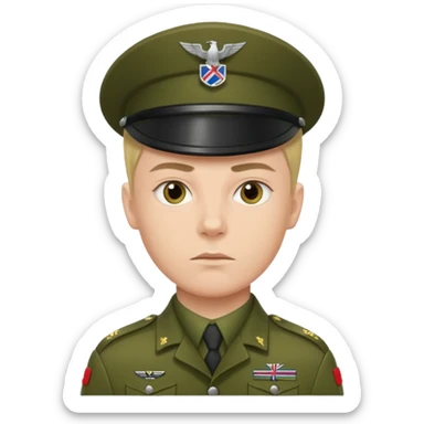 Iceland army in professional look sticker