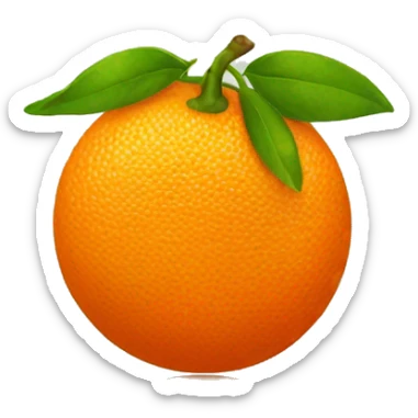 orange sticker