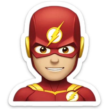 Dc flash sticker