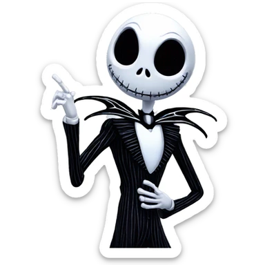 Jack Skellington sticker