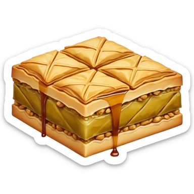 baklava slice  sticker