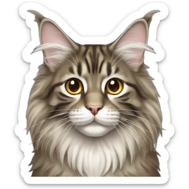 Maine coon sticker