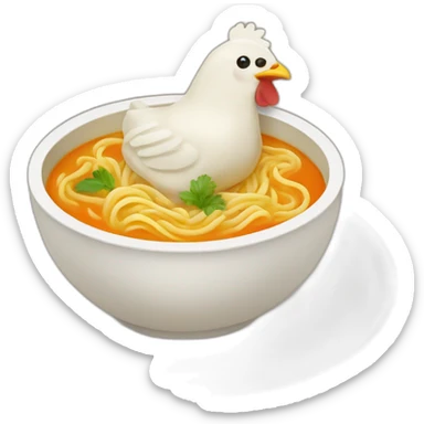 chicken noodle soup sticker