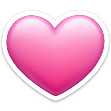 Sweet pink heart  sticker