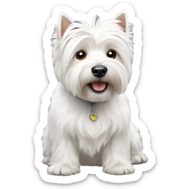 West Highland White Terrier sticker