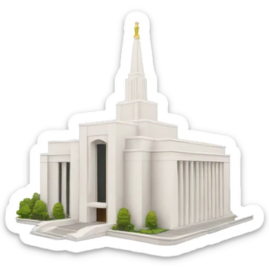 Lds temple sticker