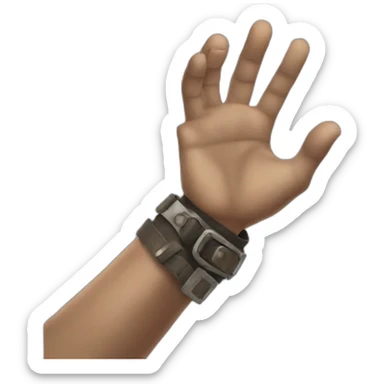 witness hands symbol mad max sticker