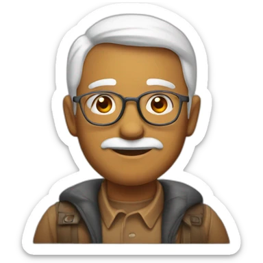 Le père.noel Ui boit un coca cola sticker