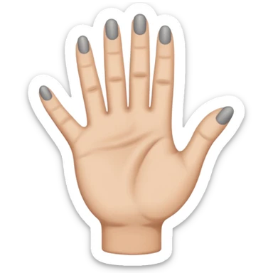 Yvl hand sign hand color grey sticker