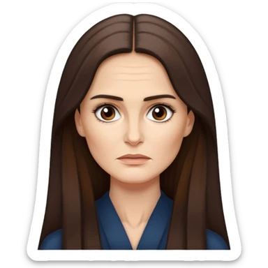 Demi Moore serious sticker