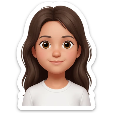 niña de 10 años sticker