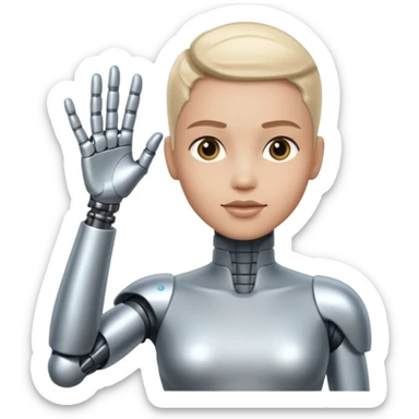 bionic person sticker