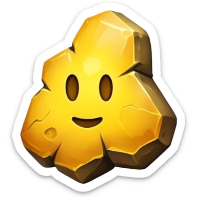 uranium ore realistic sticker