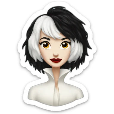 cruella de vil sticker