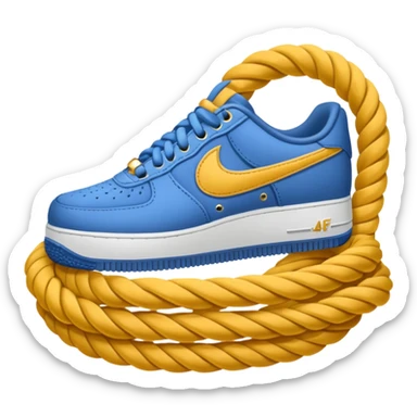 Rope lace af1 sticker