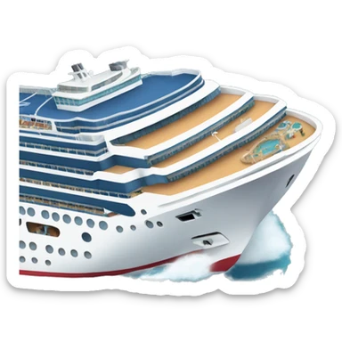Cruise ship sticker