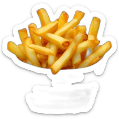 Loaded fries sticker